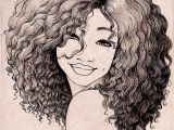 Curly Hairstyles Drawing Pin by Alesia Leach On Black and White Sketches