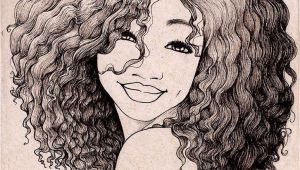 Curly Hairstyles Drawing Pin by Alesia Leach On Black and White Sketches