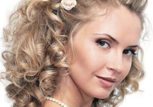 Curly Hairstyles for Medium Length Hair for Weddings Wedding Hairstyles Curly Hair Medium