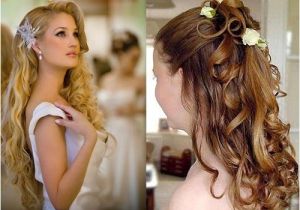 Curly Hairstyles for Wedding Guests Long Curly Hairstyles for Wedding Guests