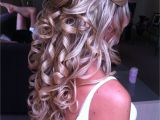 Curly Hairstyles Half Updos Half Updo Hairstyles Haircolors Pinterest