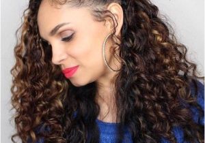 Curly Hairstyles Pinned to the Side 20 Hairstyles and Haircuts for Curly Hair
