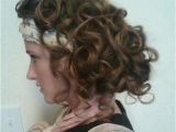 Curly Hairstyles Pinned to the Side the Side Curls and Pin Curls