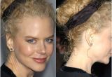 Curly Hairstyles Pulled Back Nicole Kidman Hair