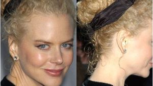 Curly Hairstyles Pulled Back Nicole Kidman Hair