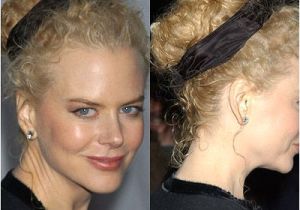 Curly Hairstyles Pulled Back Nicole Kidman Hair