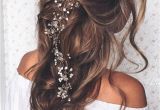 Curly Hairstyles Pulled Back Pulled Back Loose Waves – Lovely Long Wedding Hairstyle We â¤ This