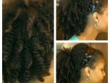 Curly Hairstyles Pulled Back Twist Out Pulled Back N to Loose Ponytail Natural Hair