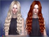 Curly Hairstyles Sims 4 Long Wavy Hair for La S Found In Tsr Category Sims 4 Female
