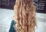 Curly Hairstyles to the Side for Prom 31 Half Up Half Down Prom Hairstyles Stayglam Hairstyles