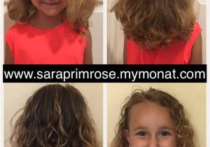 Curly Hairstyles Using Mousse E Wash with the Kids Junior Line and Finished with the Monat