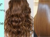 Curly Hairstyles Using Straightener Hair Straightening at Home without Hair Straightener Heat Hindi