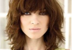 Curly Hairstyles with Bangs 2019 154 Best Curly Shag with Bangs Images In 2019