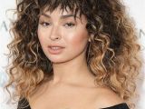 Curly Hairstyles with Bangs 2019 Easy Cute Curly Hairstyles for Short Hair with Bangs