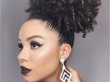 Curly Hairstyles with Hair Clips Short High Afro Ponytail Clip In Afro Kinky Curly Hair Drawstring