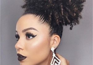 Curly Hairstyles with Hair Clips Short High Afro Ponytail Clip In Afro Kinky Curly Hair Drawstring