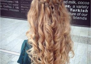 Curly Half Updo Hairstyles for Prom 31 Half Up Half Down Prom Hairstyles Hair Pinterest