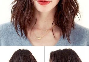 Curly Lob Hairstyle Long Wavy Bob Hairstyles