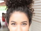 Curly Loose Bun Hairstyles How to Keep Curly Hair In Great Shape Despite the Hot