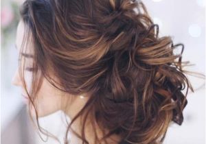 Curly Loose Bun Hairstyles Side Updos that are In Trend 40 Best Bun Hairstyles for 2018