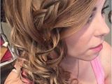 Curly Prom Hairstyles for Long Hair to the Side 25 Best Ideas About Side Curly Hairstyles On Pinterest