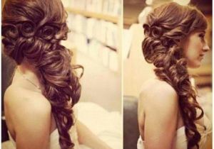 Curly Prom Hairstyles for Long Hair to the Side Curly Braid for Long Hair
