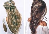 Curly Prom Hairstyles for Long Hair to the Side Pretty Curly Prom Hairstyles Tumblr Princessy Half Updo
