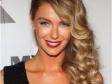 Curly Prom Hairstyles for Long Hair to the Side Side Swoop Curly Styles