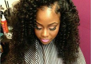 Curly Sew In Weave Hairstyles Pictures Curly Side Part Sew In Hair Work 2