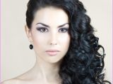 Curly Side Hairstyles for Wedding Curly Hairstyles Pinned to the Side Latestfashiontips