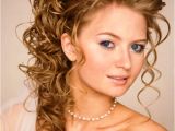 Curly Wedding Updo Hairstyles Heavy and Curly Hairs Suits Thin Girls Hairzstyle