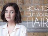 Cut Your Own Bob Haircut How to Cut Your Own Hair Short Hair Bob