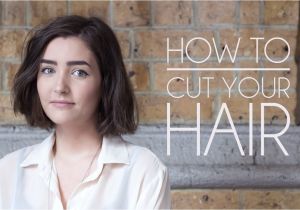 Cut Your Own Bob Haircut How to Cut Your Own Hair Short Hair Bob