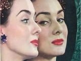 Cute 1940 S Hairstyles 40 S Makeup Her Looking at Her Reflection is Cute I Like the Idea