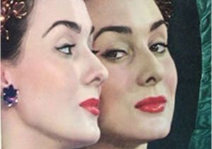 Cute 1940 S Hairstyles 40 S Makeup Her Looking at Her Reflection is Cute I Like the Idea