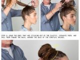 Cute 3 Minute Hairstyles Super Cute Bun In 3 Minutes Stepbystep Tutorial Hairbun