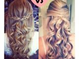 Cute and Easy Hairstyles for Homecoming Love the Left Hairstyle Super Easy and Cute Pin and Curl