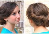Cute and Easy Hairstyles for Prom Easy Twist Updo Prom Hairstyles