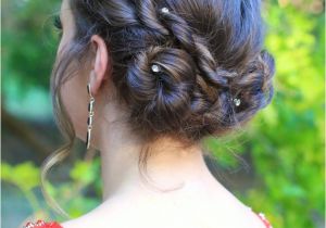 Cute and Easy Homecoming Hairstyles Rope Twist Updo Home Ing Hairstyles