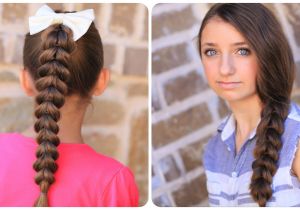 Cute and Really Easy Hairstyles Pull Through Braid Easy Hairstyles
