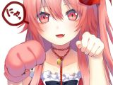 Cute Anime Hairstyles for Girls Anime Girl Kawaii Sweet Smile Neko Pink Hair Pink Eyes