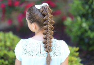 Cute athletic Hairstyles Stacked Pull Through Braid