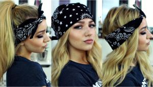 Cute Bandana Hairstyles Hair Down En Vidéo Pia Mia & Kylie Jenner Inspired Bandana Hairstyles Hair