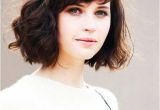 Cute Bob Haircuts for Curly Hair 15 Messy Bob with Bangs