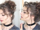 Cute Bun Hairstyles for Curly Hair Giant Messy Curly Bun Loepsie