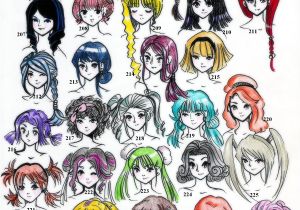 Cute Cartoon Hairstyles 28styles 220 In All Edition 5 by Neongenesisevarei On