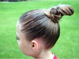 Cute Cheerleading Hairstyles High Cheer Bun Updo Hairstyles