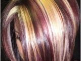 Cute Chunky Highlights Amazing Multi Colored Highlights Hair