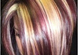 Cute Chunky Highlights Amazing Multi Colored Highlights Hair