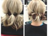 Cute Easy 10 Minute Hairstyles for Short Hair Updo for Shoulder Length Hair … Lori